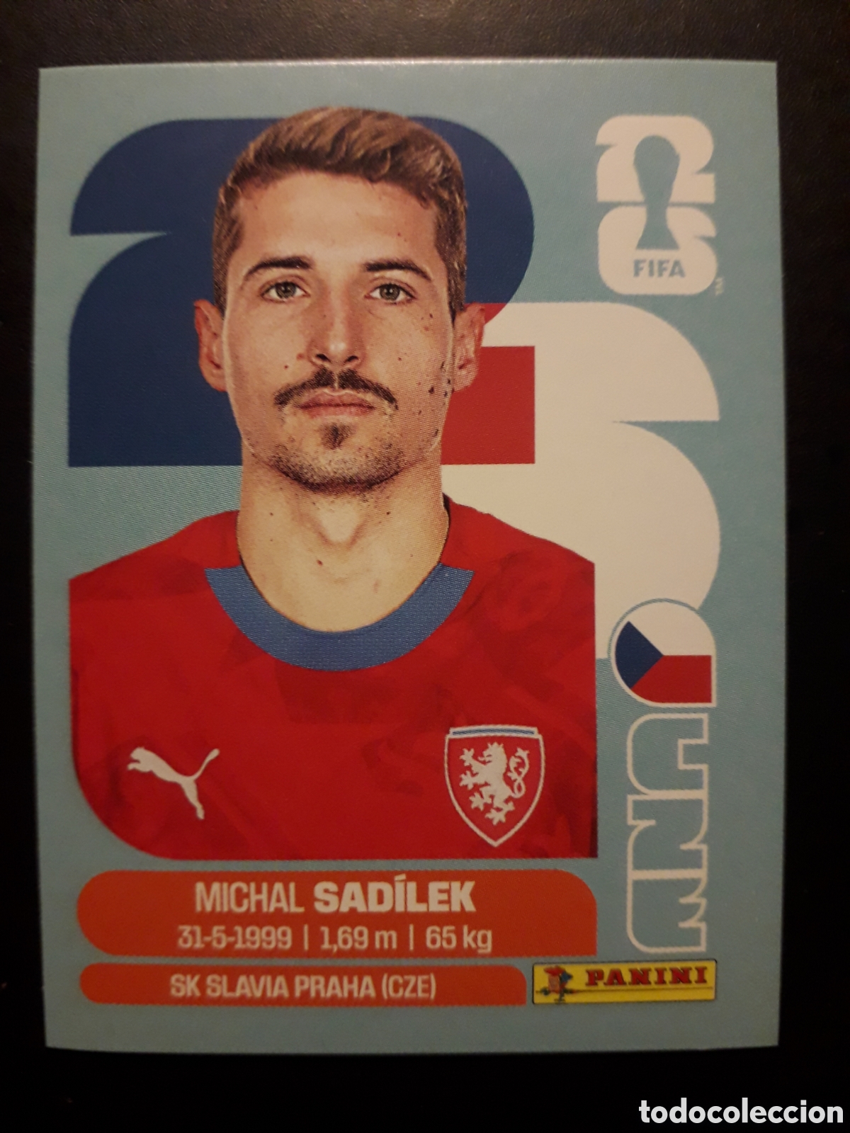 Cromos de F&uacute;tbol: SADILEK REP CHECA/CHEQUIA CZE 9 MUNDIAL F&Uacute;TBOL 2026 FIFA WORLD CUP PANINI SIN PEGAR PEDIDO M&Iacute;NIMO 3&euro;