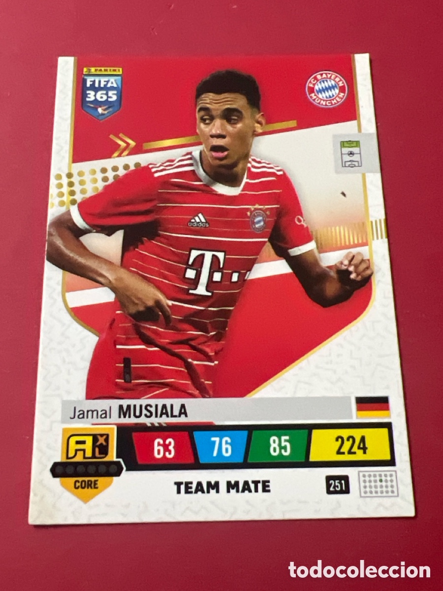 Cromos de F&uacute;tbol: C7002. MUSIALA 251 BAYERN DE MUNICH ADRENALYN 365 2022 2023 22 23