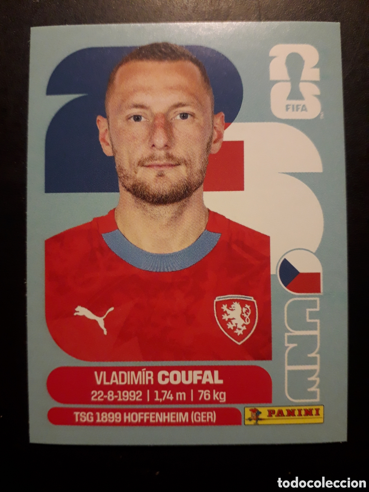 Cromos de F&uacute;tbol: COUFAL REP CHECA/CHEQUIA CZE 5 MUNDIAL F&Uacute;TBOL 2026 FIFA WORLD CUP PANINI SIN PEGAR PEDIDO M&Iacute;NIMO 3&euro;.