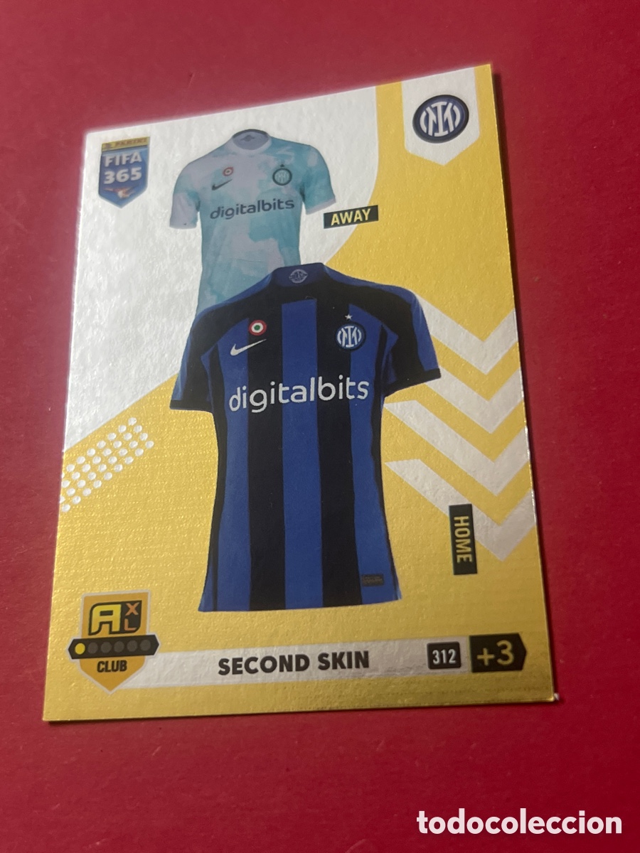 Cromos de F&uacute;tbol: C7015. Cromo FIFA 365 ADRENALYN 2022 2023 22/23 PANINI - SECOND SKIN - INTER MIL&Aacute;N - 312