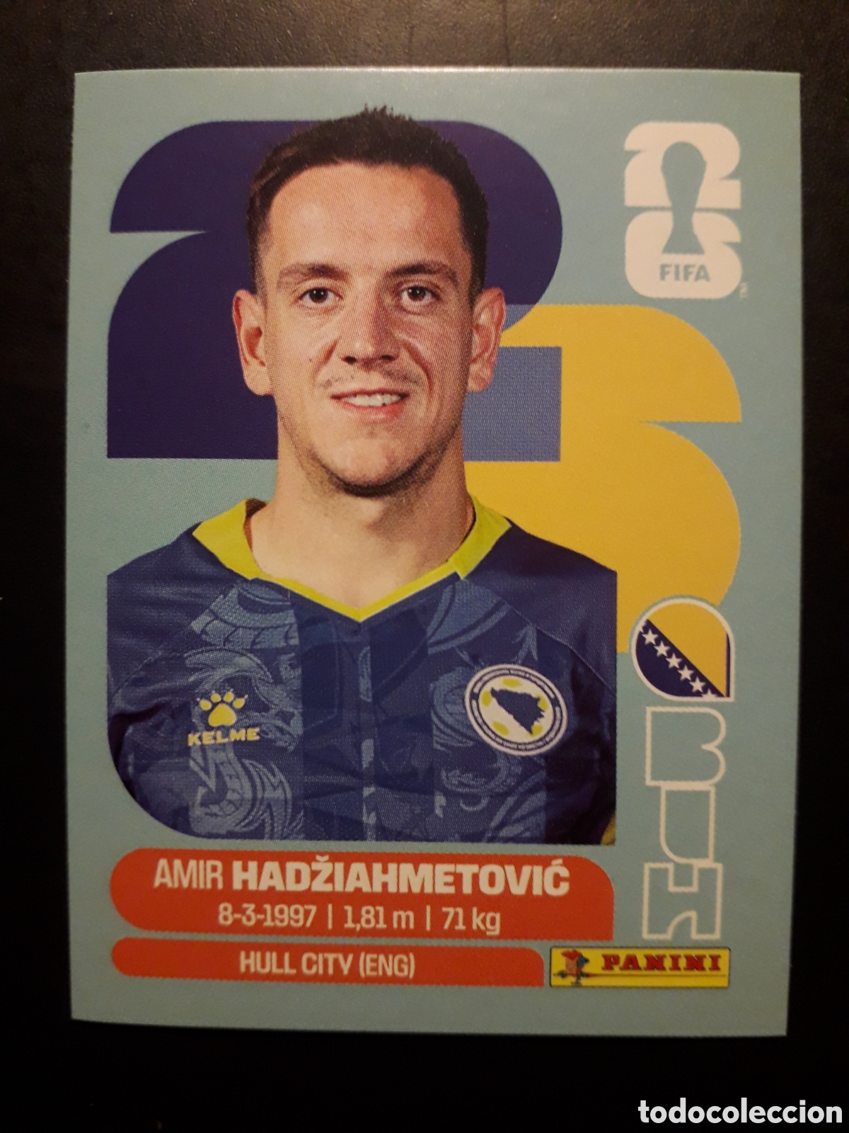 Cromos de F&uacute;tbol: HADŽIAHMETOVIĆ BOSNIA HERCEGOVINA BIH 8 MUNDIAL F&Uacute;TBOL 2026 FIFA WORLD CUP PANINI PEDIDO M&Iacute;NIMO 3&euro;
