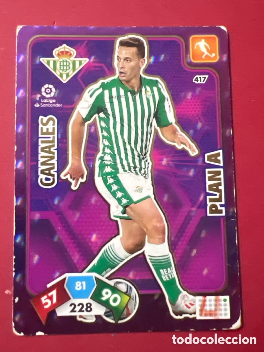 Cromos de F&uacute;tbol: C7089. Plan A 417 CANALES Adrenalyn 2019-20