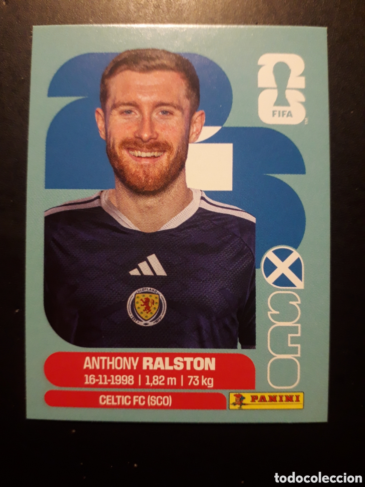 Football Stickers: RALSTON ESCOCIA SCO 9 MUNDIAL F&Uacute;TBOL 2026 FIFA WORLD CUP PANINI SIN PEGAR PEDIDO M&Iacute;NIMO 3&euro;