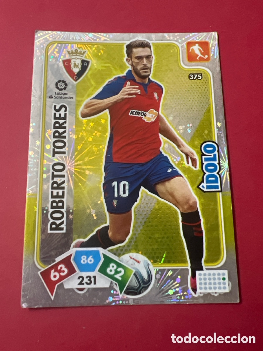 Football Stickers: C7098. ADRENALYN XL 2019 2020 19 20 ROBERTO TORRES 375 OSASUNA IDOLO