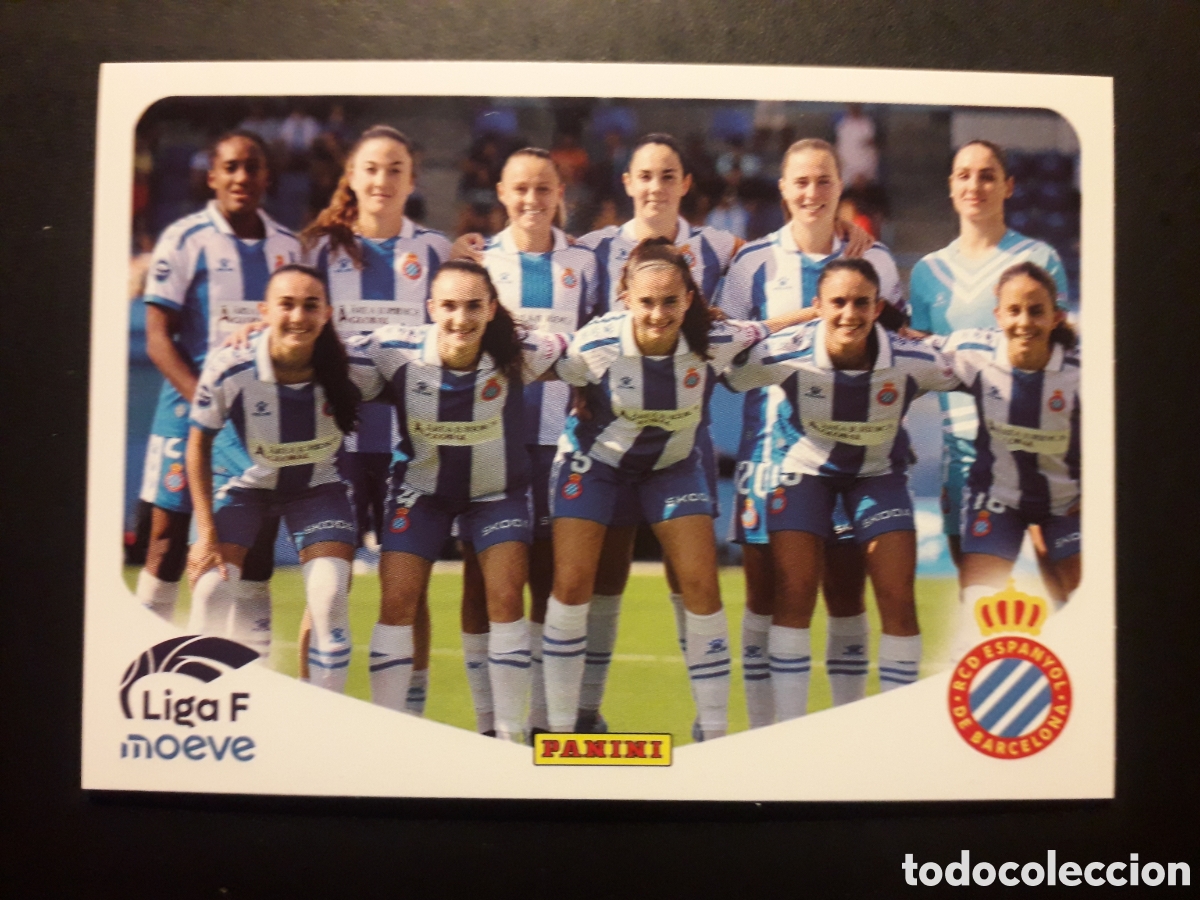 Cromos de F&uacute;tbol: EQUIPO RCD ESPA&Ntilde;OL/ESPANYOL N&deg; 183 LIGA F FEMENINA 2025 2026 25 26 PANINI SIN PEGAR PEDIDO M&Iacute;NIMO 3&euro;