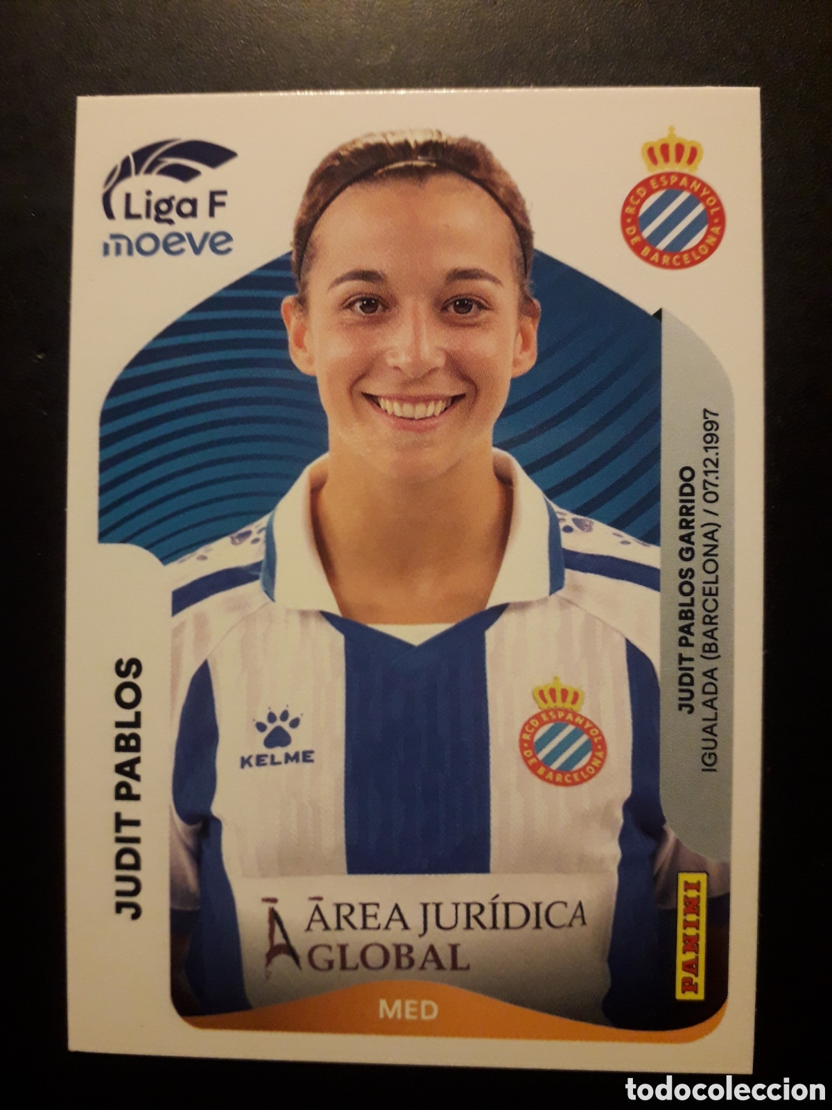 Cromos de F&uacute;tbol: JUDIT PABLOS RCD ESPA&Ntilde;OL/ESPANYOL N&deg; 197 B LIGA F FEMENINA 2025 2026 25 26 PANINI PEDIDO M&Iacute;NIMO 3&euro;