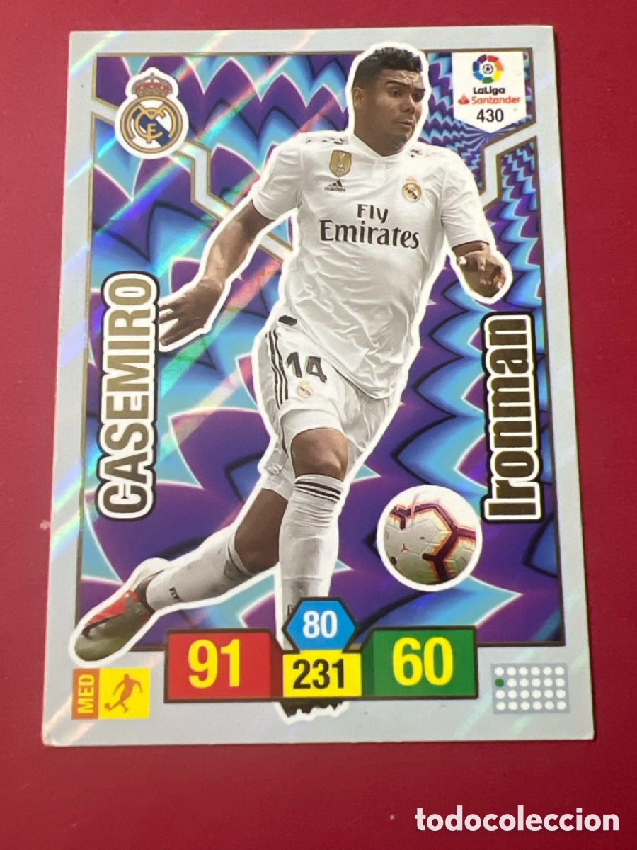 Cromos de F&uacute;tbol: C7127. Ironman 430 CASEMIRO Adrenalyn 2018-19