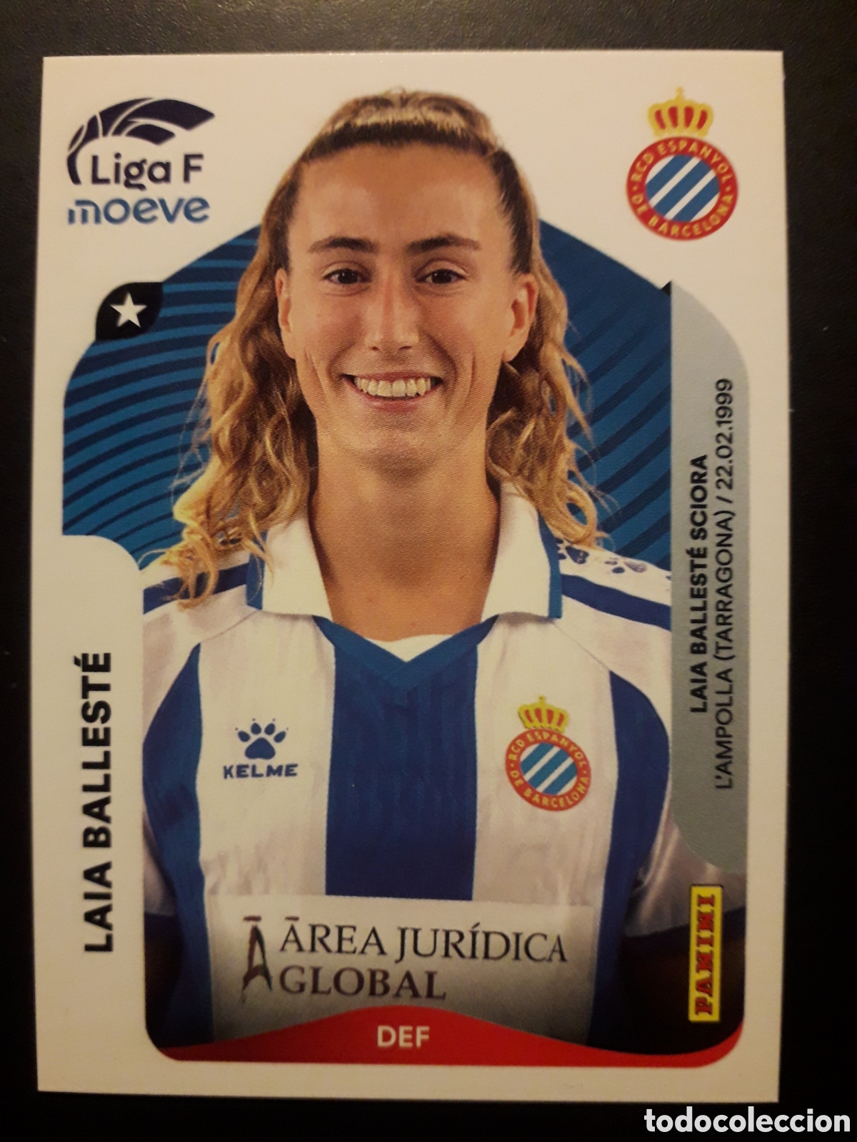 Cromos de F&uacute;tbol: LAIA BALLEST&Eacute; RCD ESPA&Ntilde;OL/ESPANYOL N&deg; 190 LIGA F FEMENINA 2025 2026 25 26 PANINI PEDIDO M&Iacute;NIMO 3&euro;