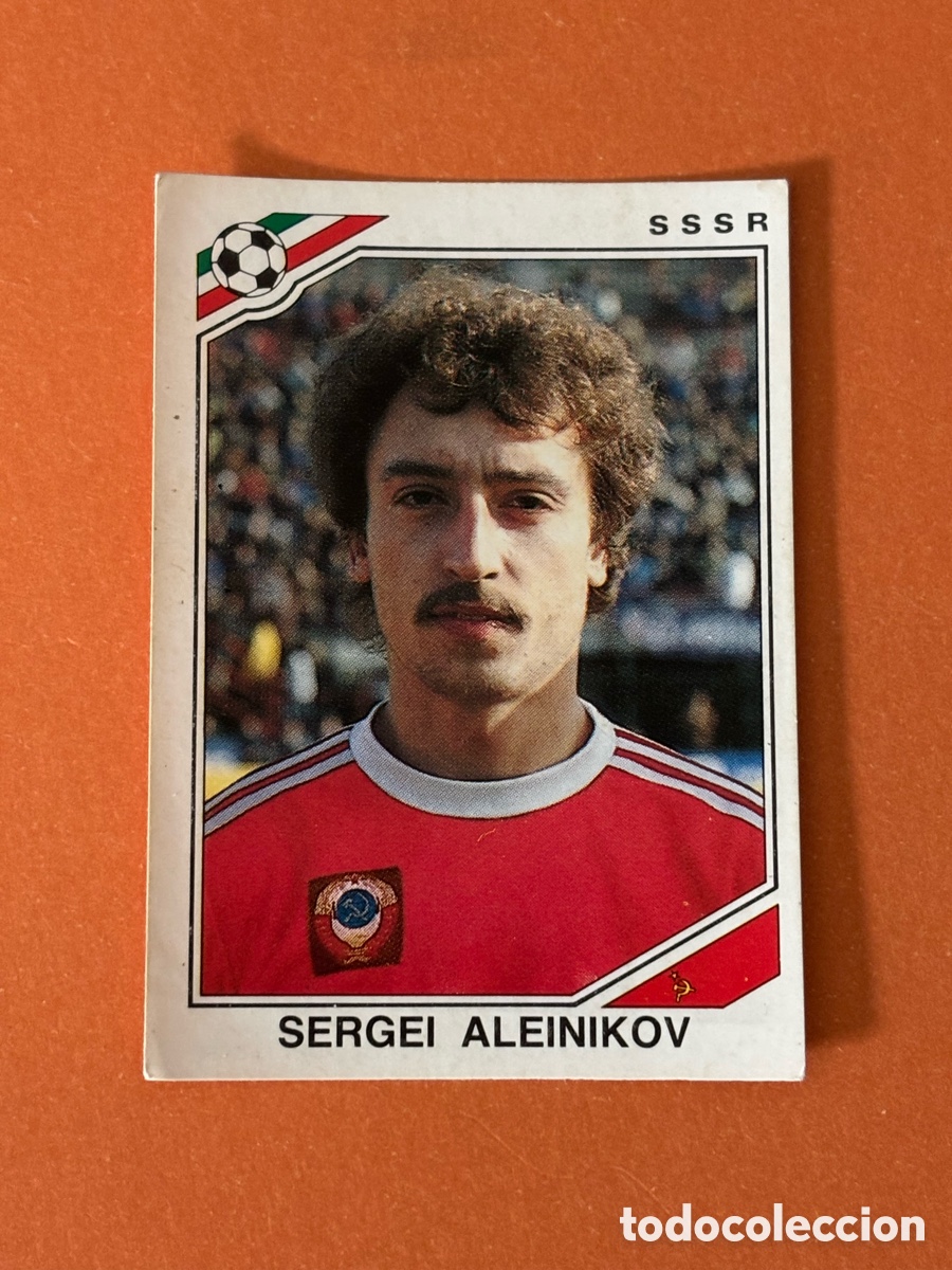 Cromos de F&uacute;tbol: PANINI - MEXICO 86 - 1986 - URSS - SERGEI ALEINIKOV 192 - NUNCA PEGADO