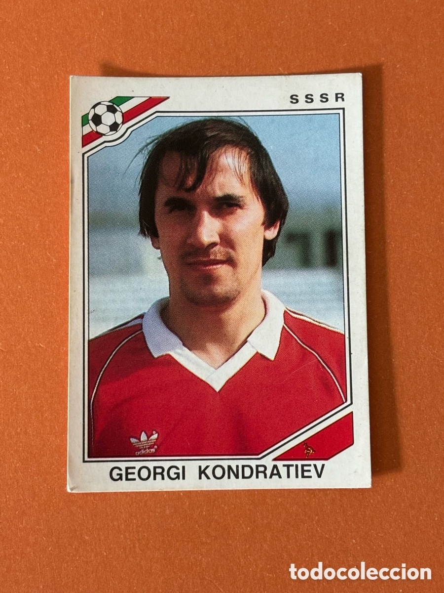 Cromos de F&uacute;tbol: 197 Georgi Kondratiev (URSS) Mundial M&eacute;xico 86 PANINI 1986. Nunca pegado,