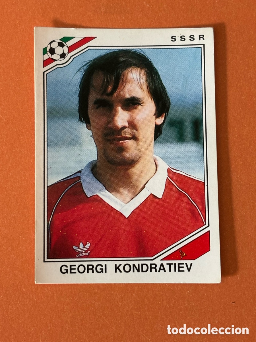 Cromos de F&uacute;tbol: 197 Georgi Kondratiev (URSS) Mundial M&eacute;xico 86 PANINI 1986. Nunca pegado,