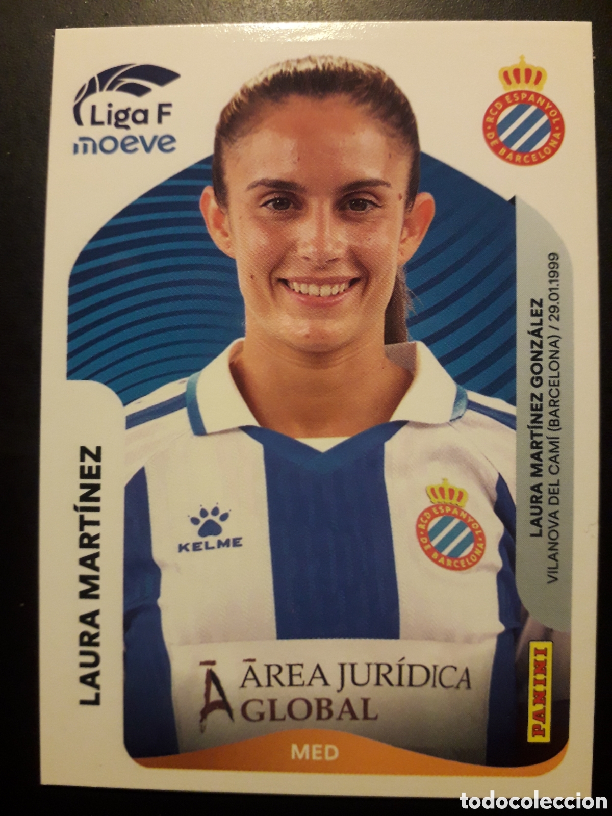 Cromos de F&uacute;tbol: LAURA MART&Iacute;NEZ RCD ESPA&Ntilde;OL/ESPANYOL N&deg; 196 LIGA F FEMENINA 2025 2026 25 26 PANINI PEDIDO M&Iacute;NIMO 3&euro;