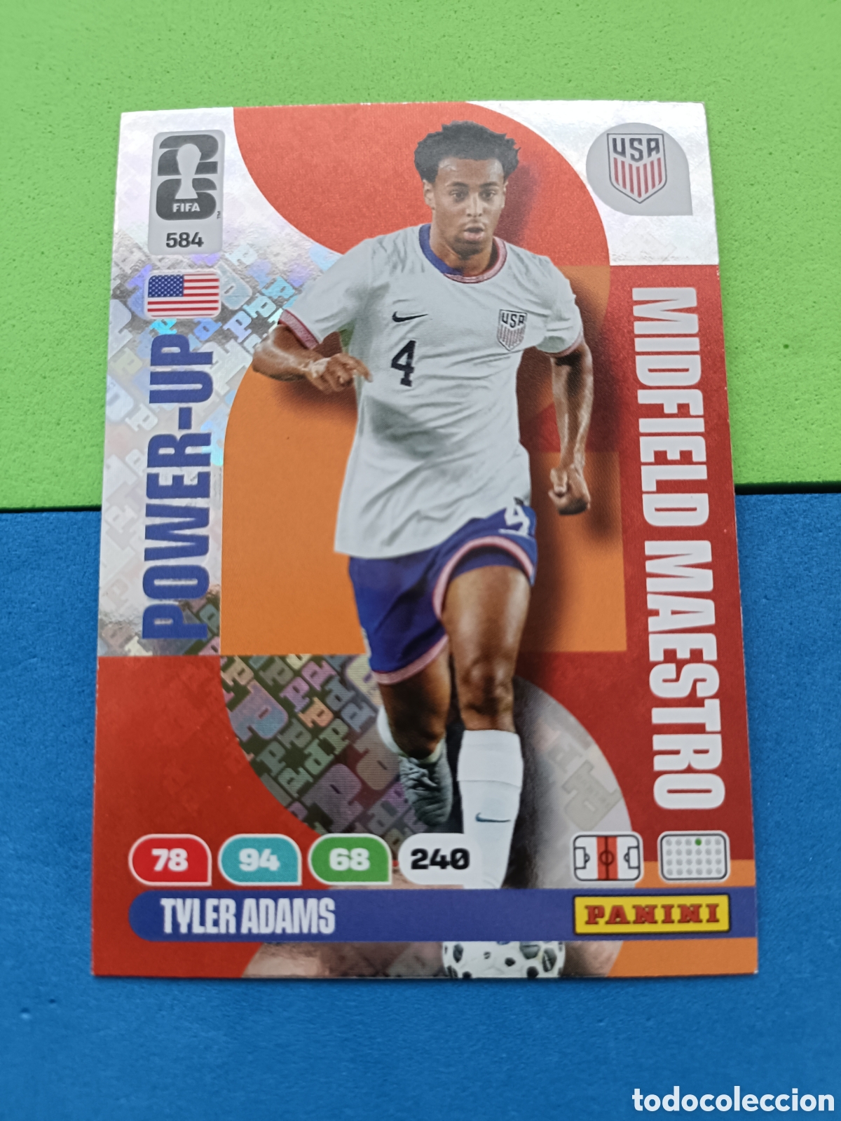 Cromos de F&uacute;tbol: Adrenalyn XL Fifa World cup 2026 mundial - Power up Midifield 584 Tyler Adams