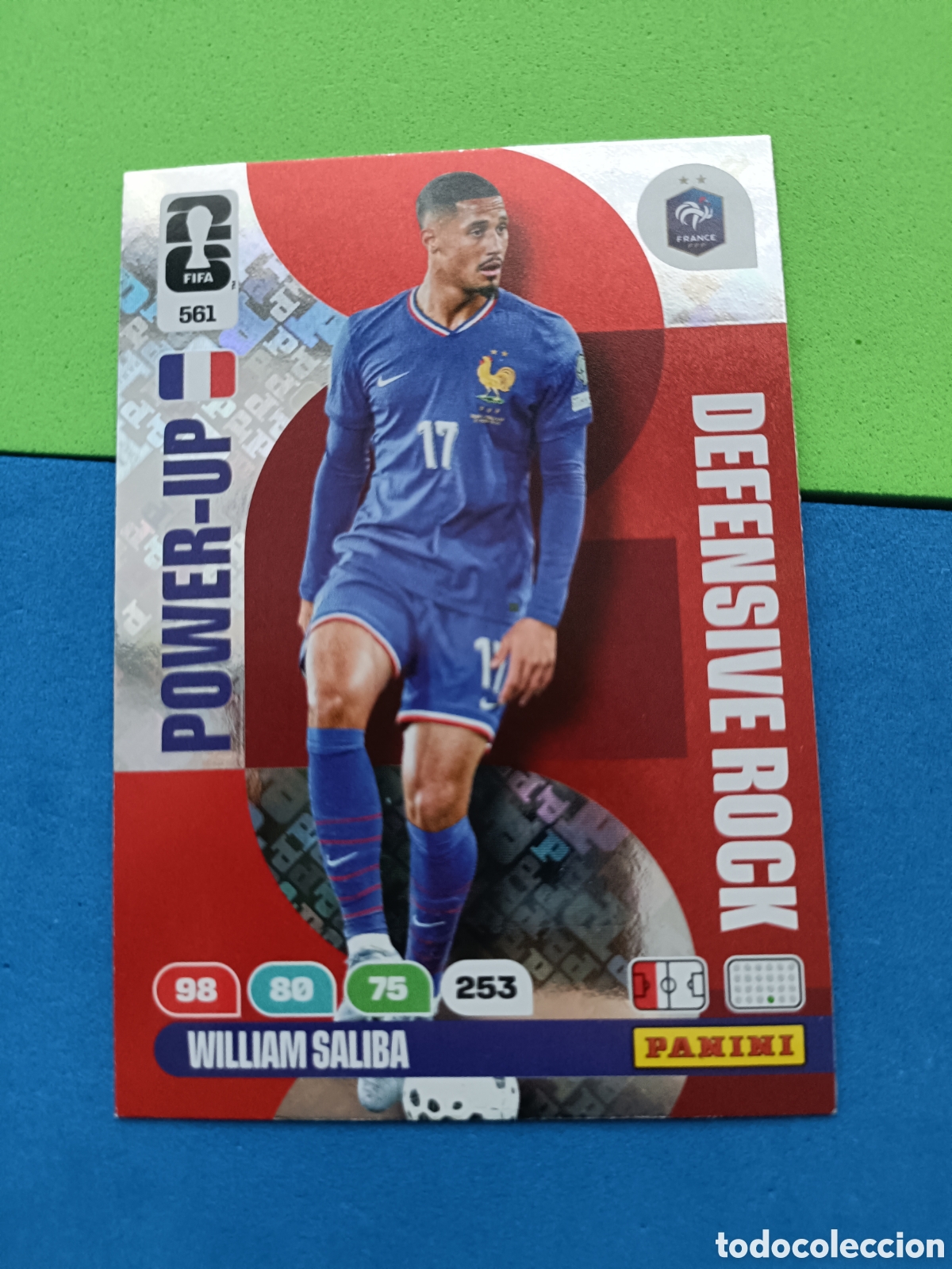Cromos de F&uacute;tbol: Adrenalyn XL Fifa World cup 2026 mundial - Power up Defensive 561 Saliba