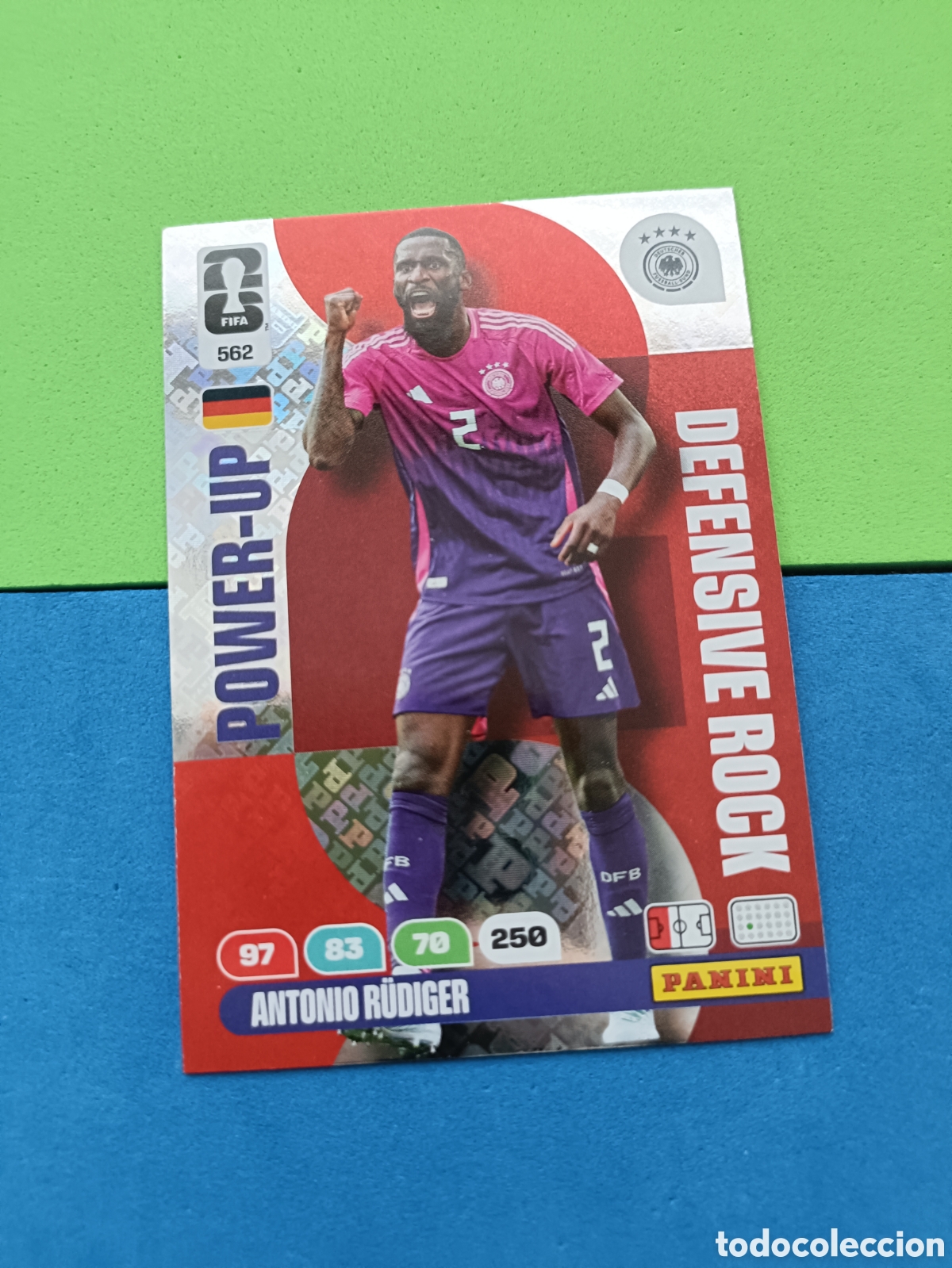 Cromos de F&uacute;tbol: Adrenalyn XL Fifa World cup 2026 mundial - Power up Defensive 562 R&uuml;diger