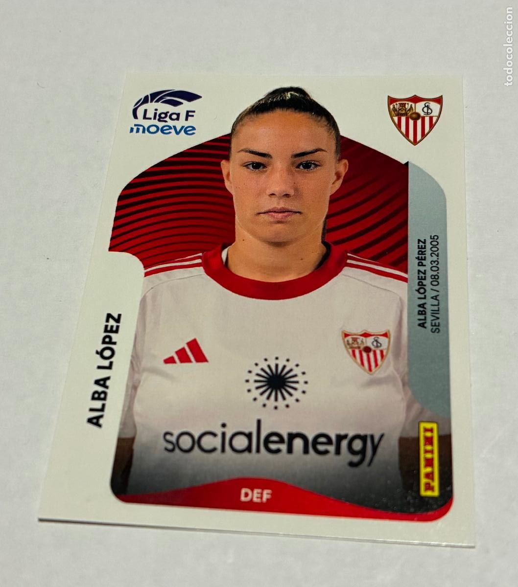 Cromos de F&uacute;tbol: CROMO PANINI ALBA LOPEZ, LIGA FEMENINA MOEVE, 2025-26 Numero 308 B