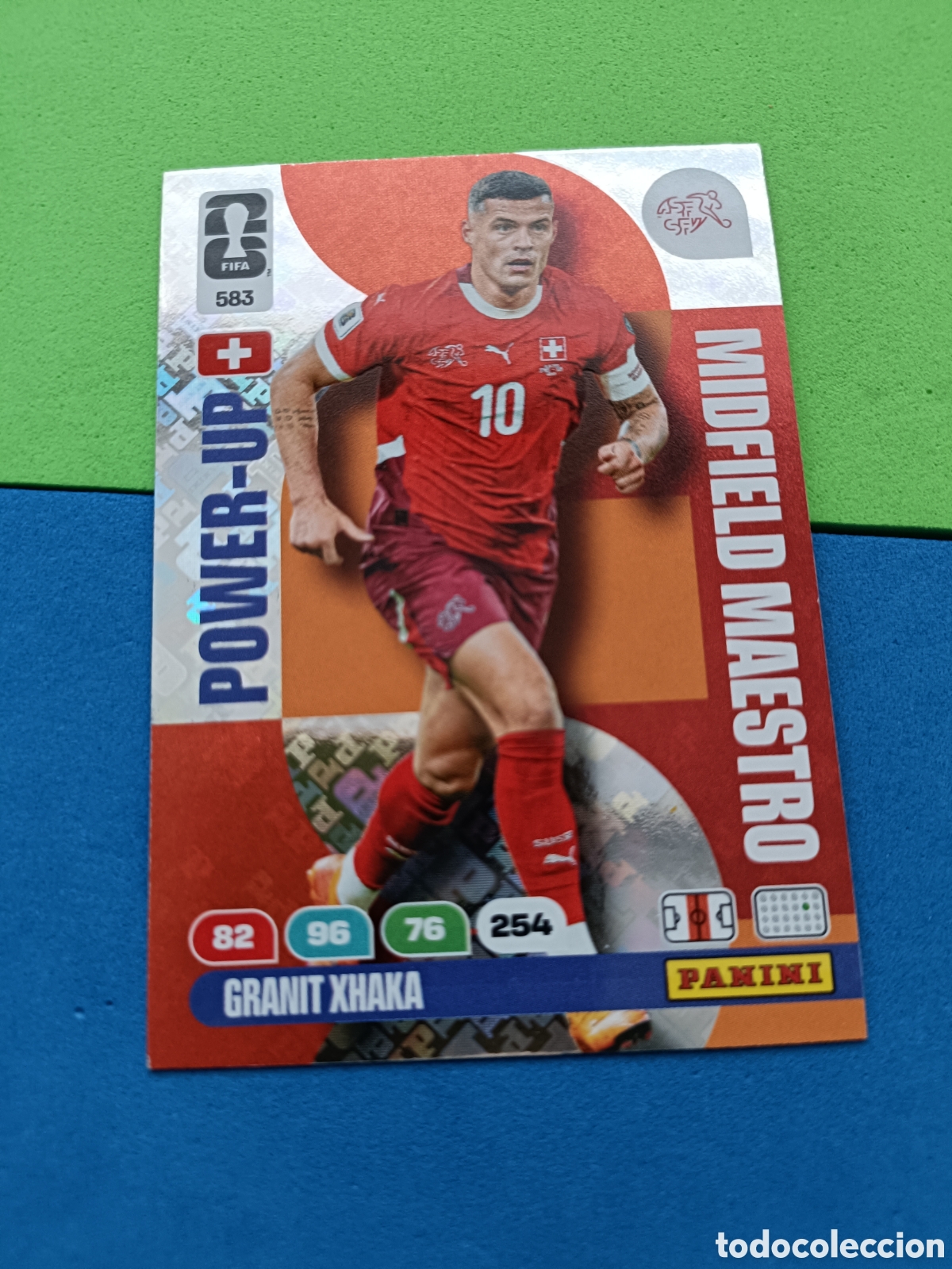 Cromos de F&uacute;tbol: Adrenalyn XL Fifa World cup 2026 mundial - Power up Midfield 583 Xhaka