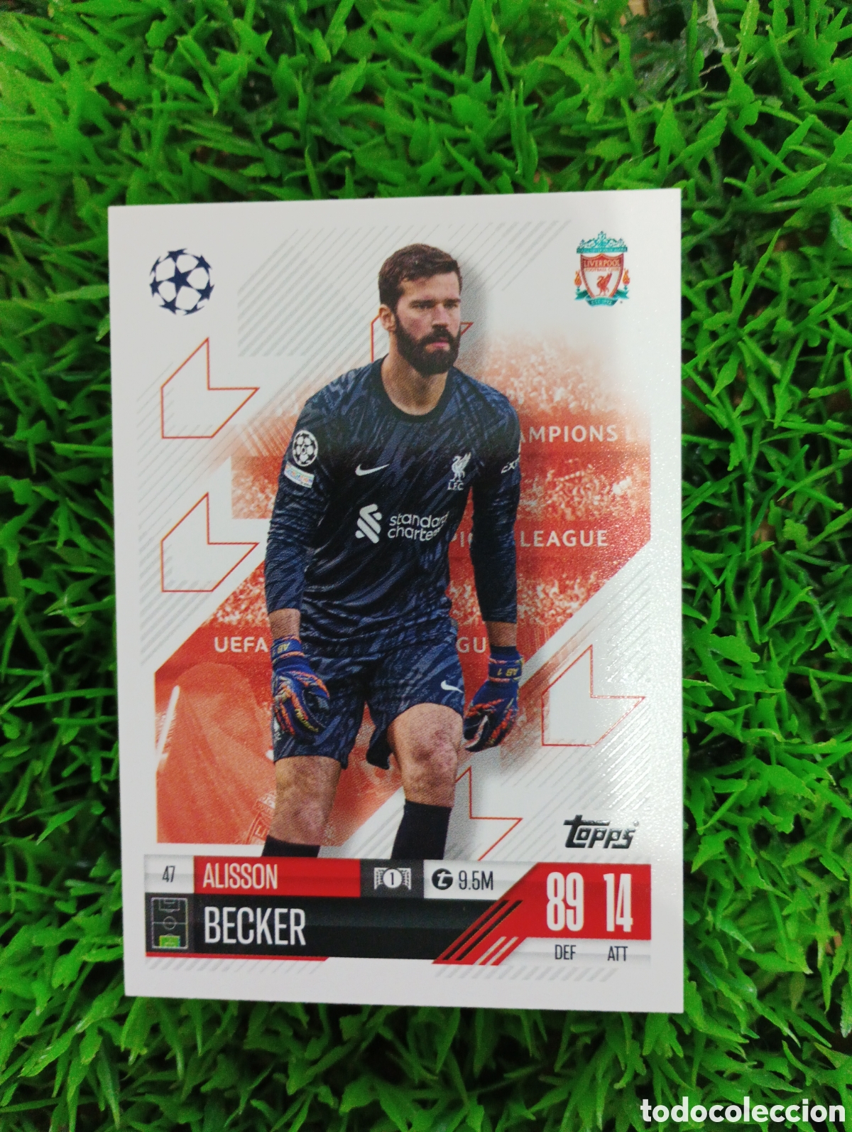Cromos de F&uacute;tbol: Alisson Becker Liverpool Match Attax 24-25 # 47