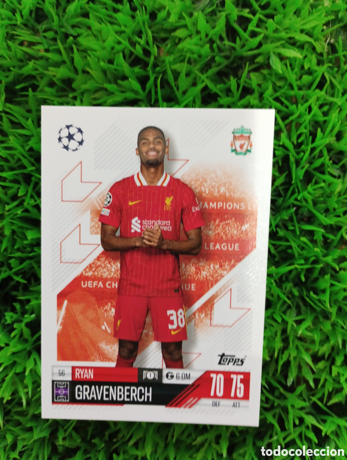 Cromos de F&uacute;tbol: Gravenberch Liverpool Match Attax 24-25 # 56