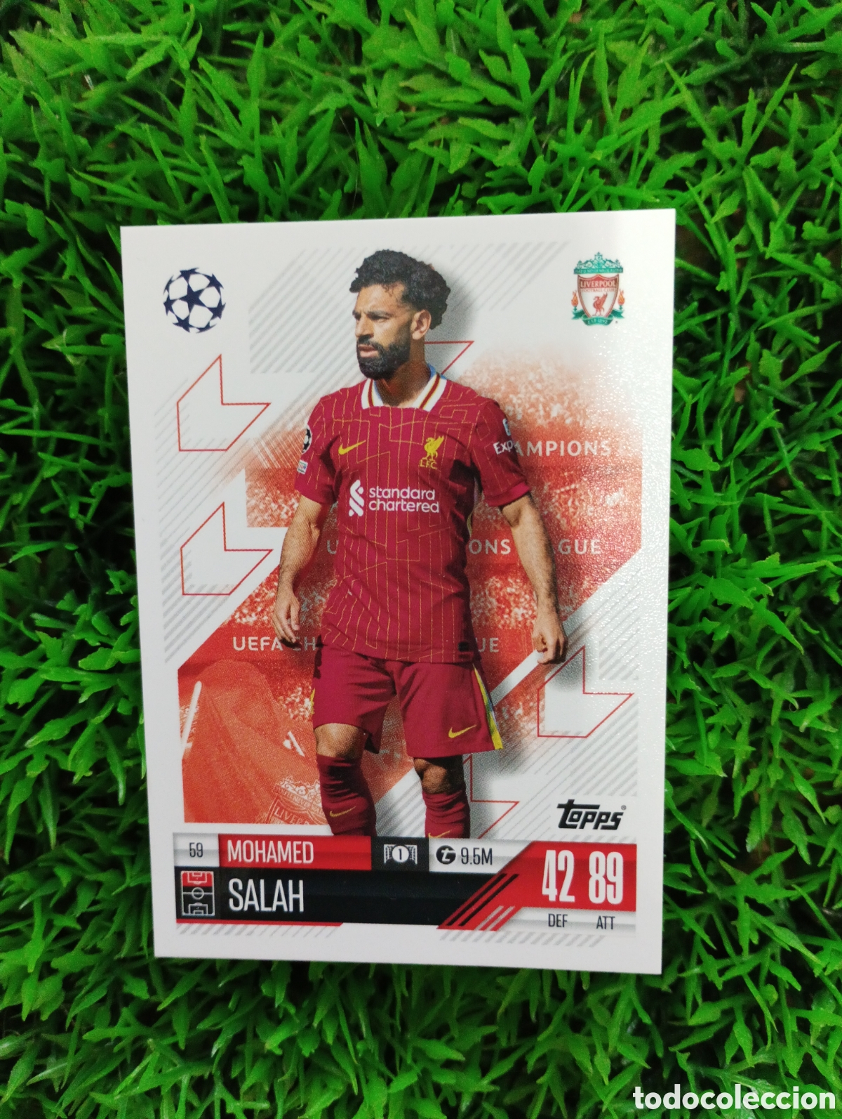 Cromos de F&uacute;tbol: Salah Liverpool Match Attax 24-25 # 59