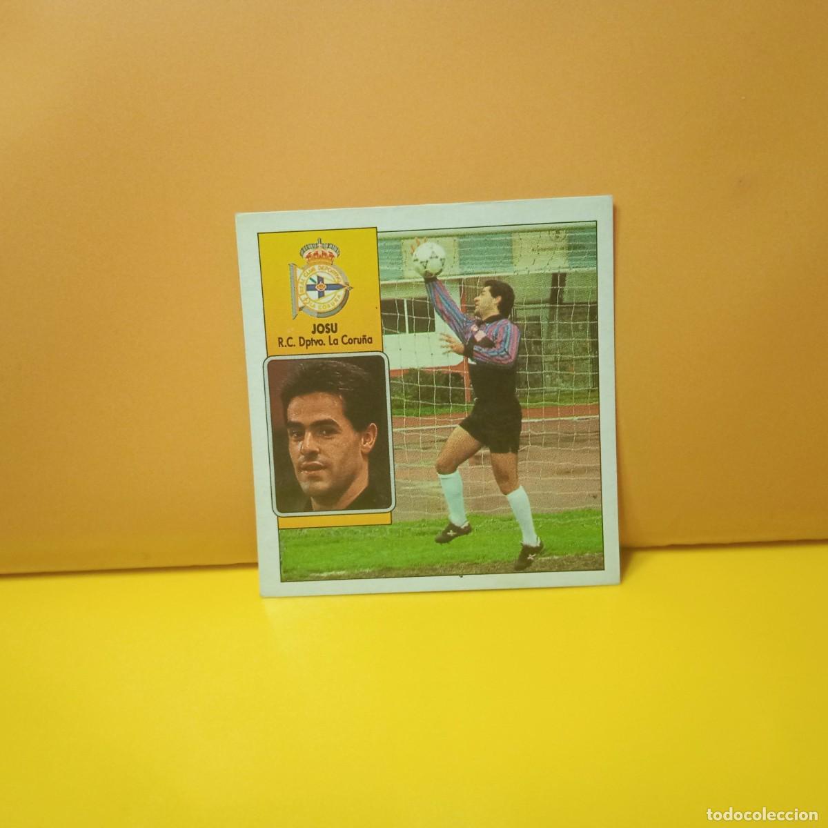 Cromos de F&uacute;tbol: EDICIONES ESTE 1992 1993 92 93 DEPORTIVO LA CORU&Ntilde;A JOSU