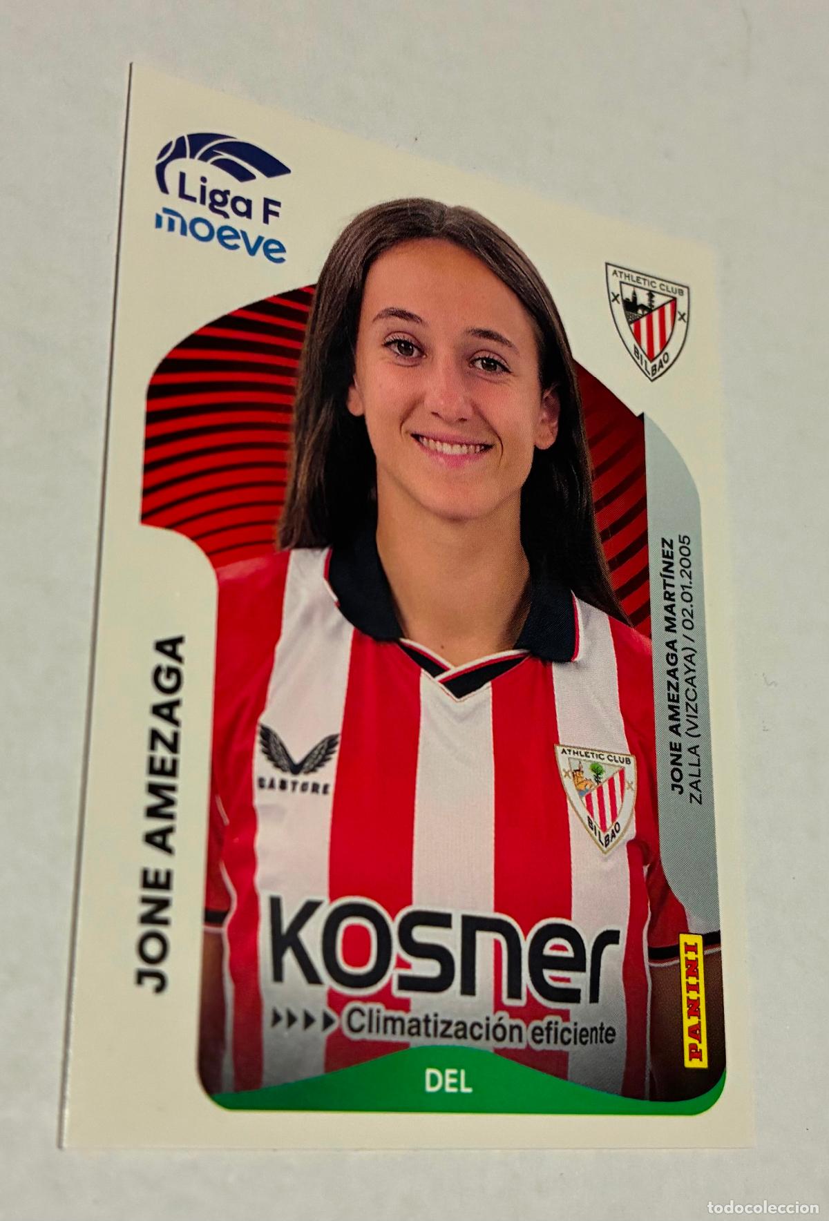 Cromos de F&uacute;tbol: CROMO PANINI JONE AMEZAGA, LIGA FEMENINA MOEVE, 2025-26, Numero 37