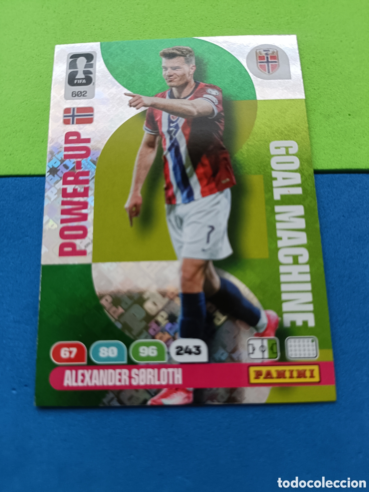 Cromos de F&uacute;tbol: Adrenalyn XL Fifa World cup 2026 mundial - Power up Goal Machine 602 Sorloth