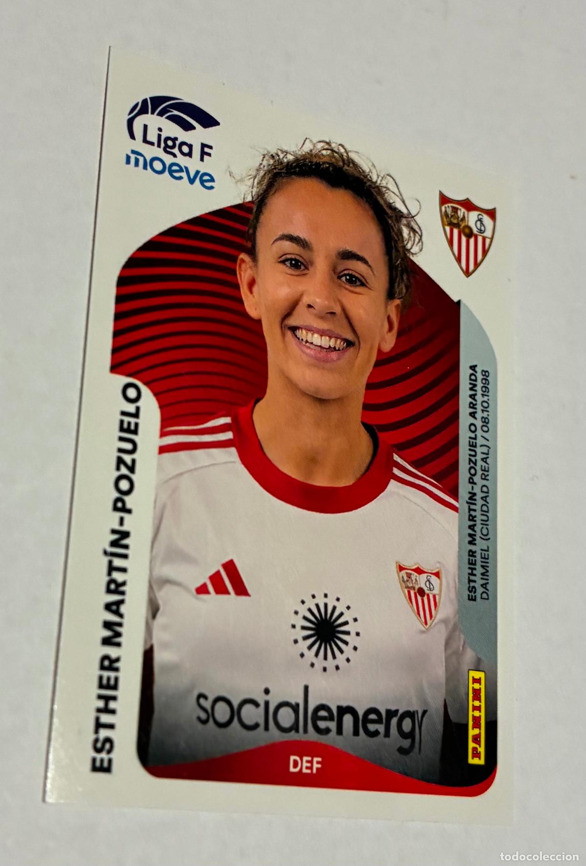 Fu&szlig;ball-Sticker: CROMO PANINI ESTHER MARTIN POZUELO, LIGA FEMENINA MOEVE, 2025-26, Numero 310