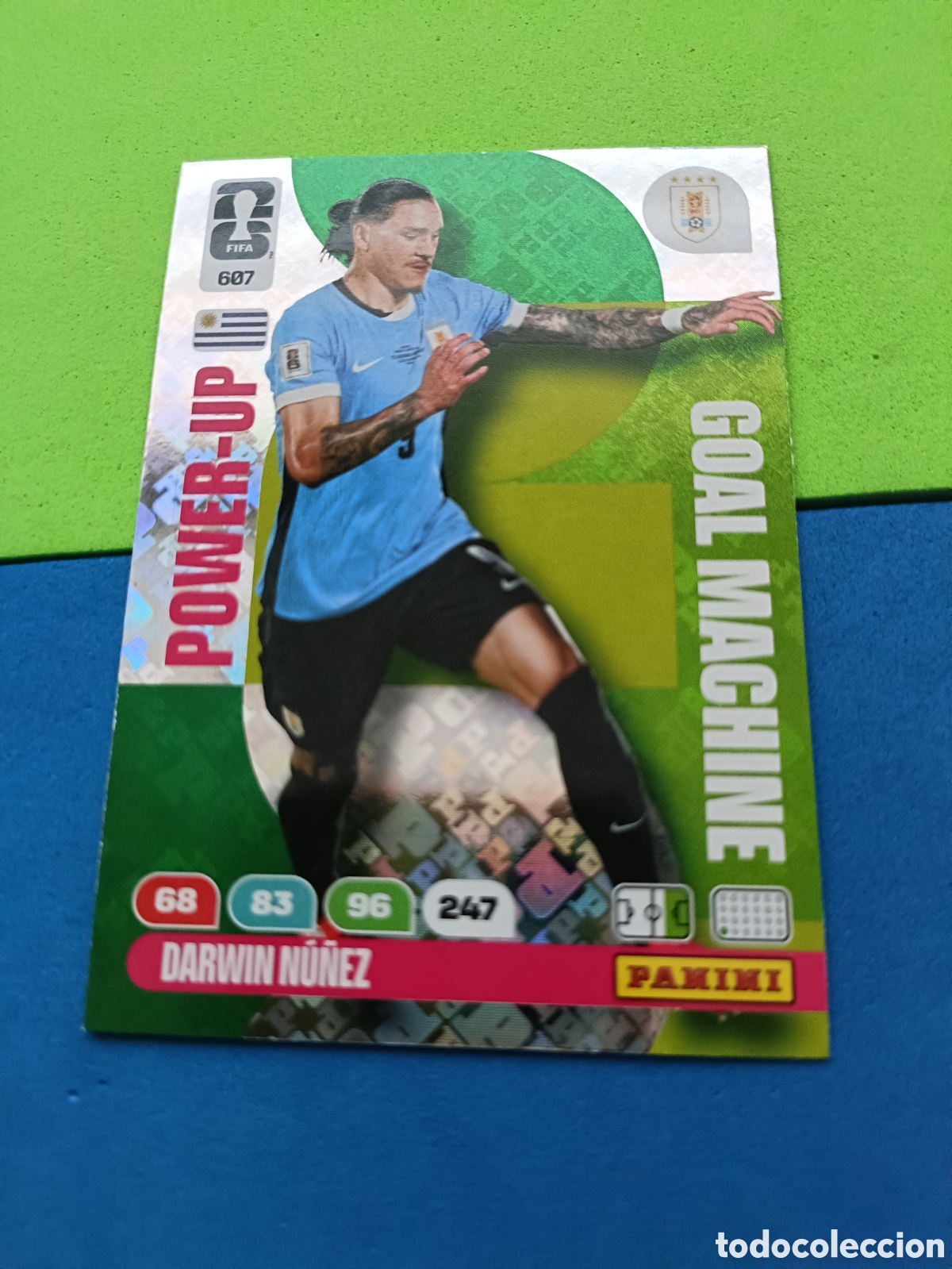 Football Stickers: Adrenalyn XL Fifa World cup 2026 mundial - Power up Goal Machine 607 Darwin N&uacute;&ntilde;ez