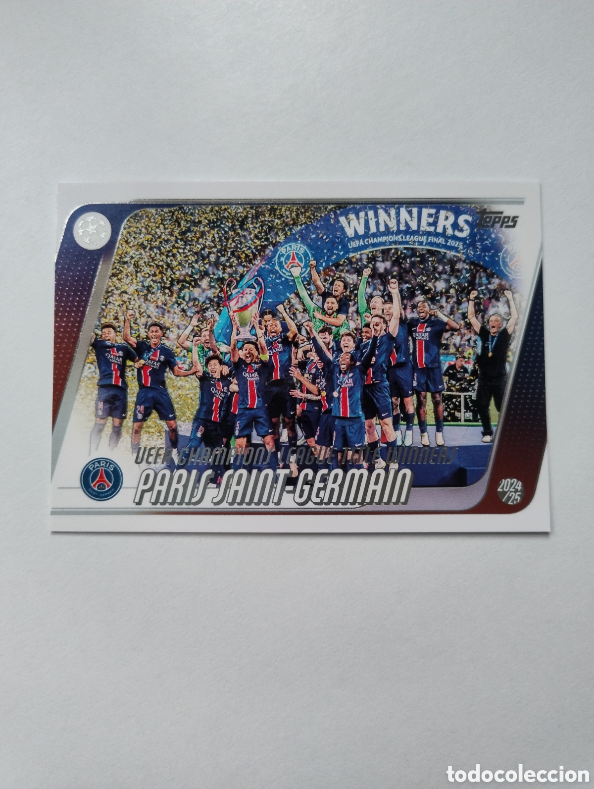 Cromos de F&uacute;tbol: 166 - PSG - Winners Champions - Topps UCC Flagship 2025 - 2026