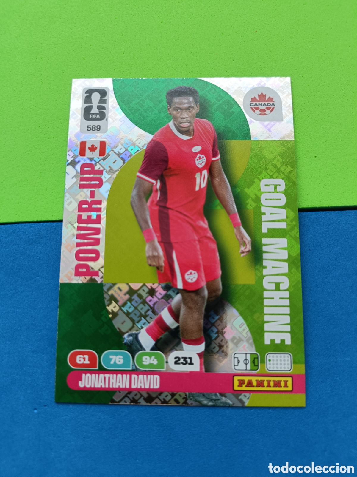 Cromos de F&uacute;tbol: Adrenalyn XL Fifa World cup 2026 mundial - Power up Goal Machine 589 Jonathan David