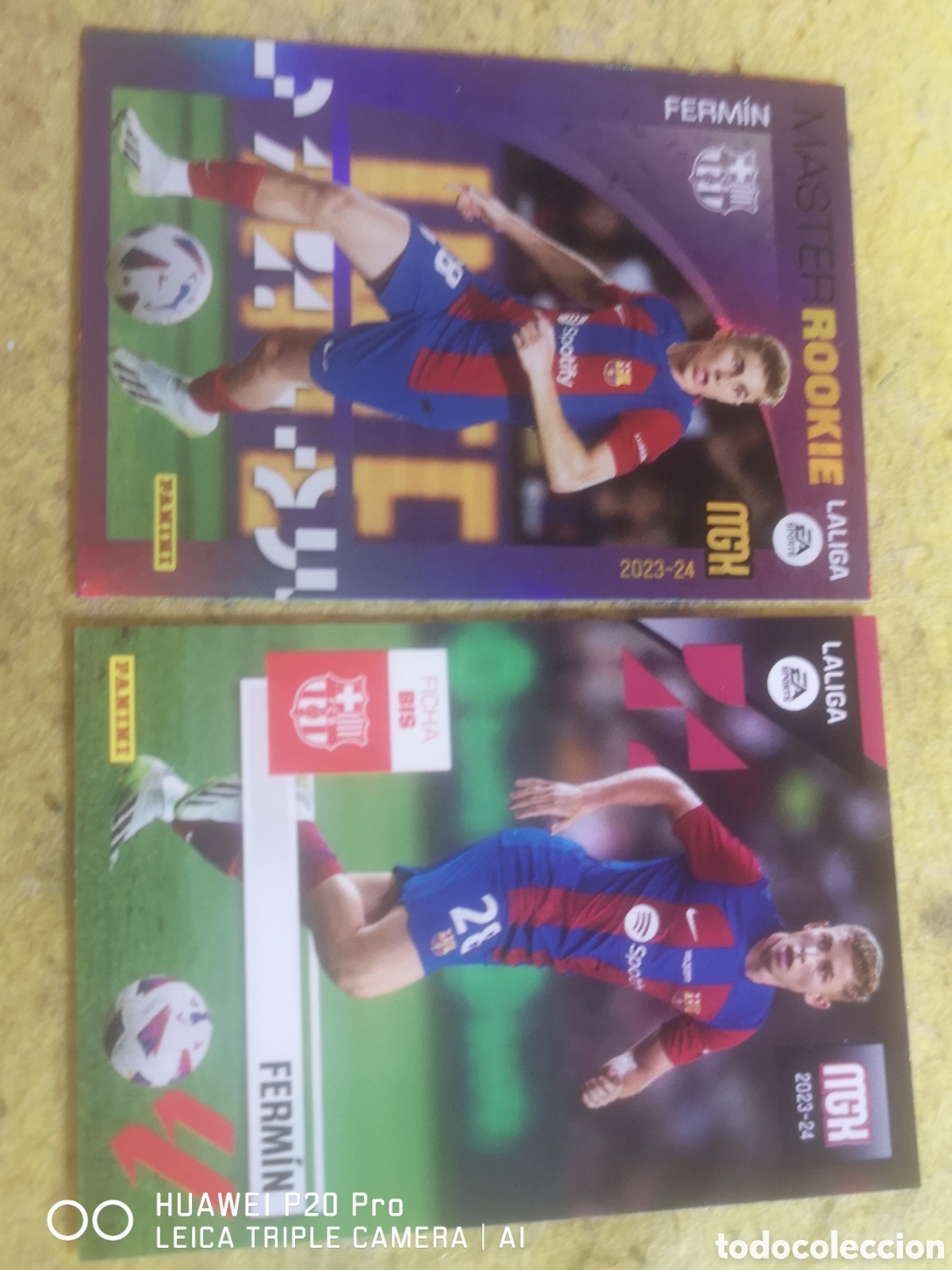 Cromos de F&uacute;tbol: MEGACRACKS 2023 2024 FERM&Iacute;N LOPEZ 106 BIS + MASTER ROOKIE 511 BARCELONA