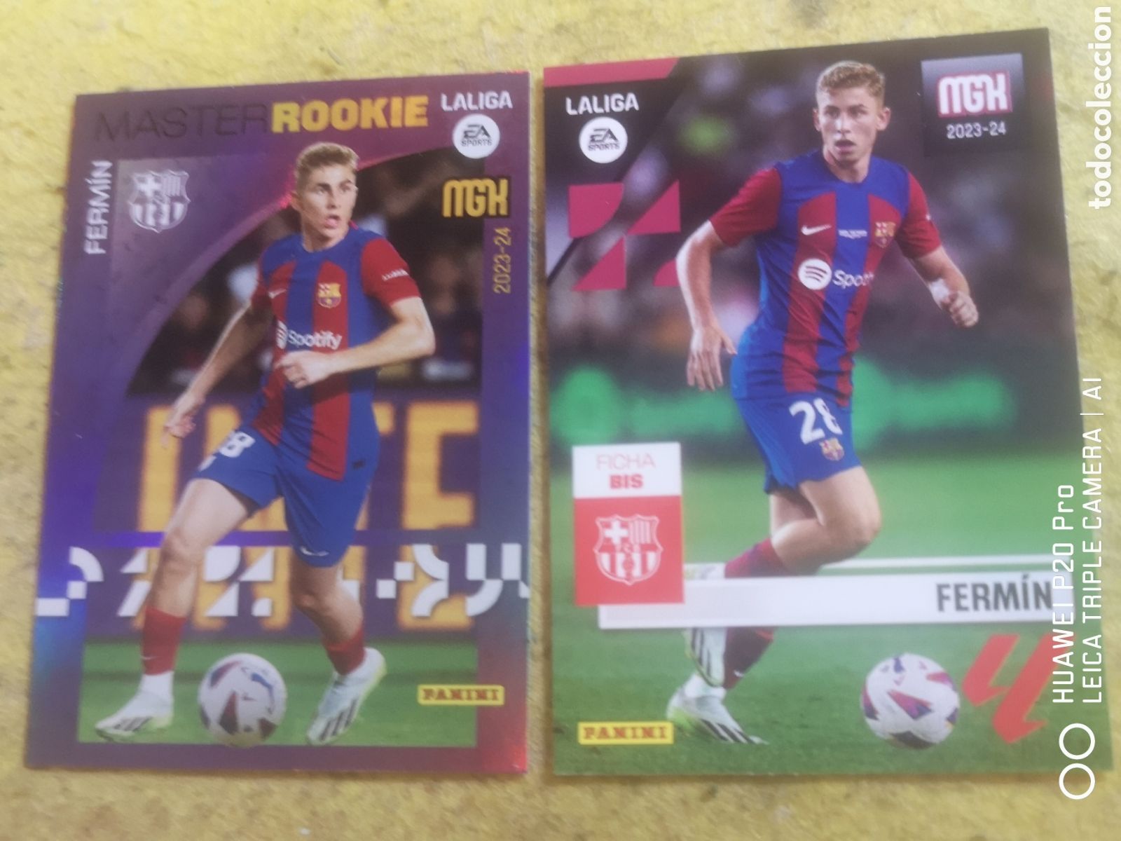 Cromos de F&uacute;tbol: MEGACRACKS 2023 2024 FERM&Iacute;N LOPEZ 106 BIS + MASTER ROOKIE 511 BARCELONA