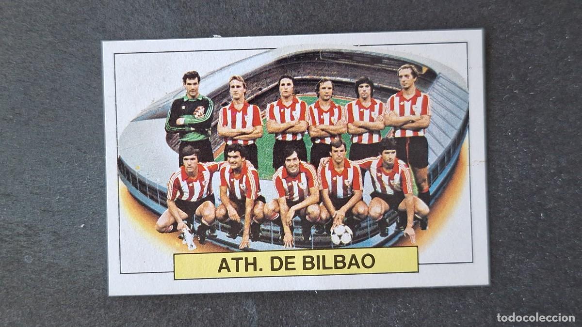 Cromos de F&uacute;tbol: L4 EQUIPO ATHLETIC CLUB DE BILBAO LIGA ESTE 1983 1984 83 84 DESPEGADO RECUPERADO