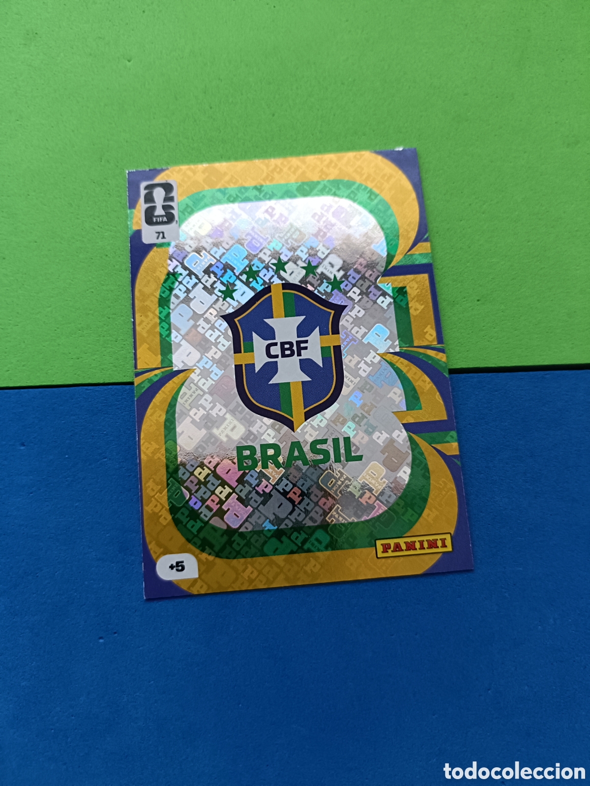 Cromos de F&uacute;tbol: Adrenalyn XL Fifa World cup 2026 mundial - Escudo 71 Brasil