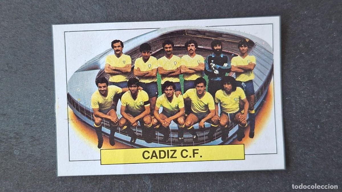 Cromos de F&uacute;tbol: L4 EQUIPO CADIZ C. F. LIGA ESTE 1983 1984 83 84 DESPEGADO RECUPERADO