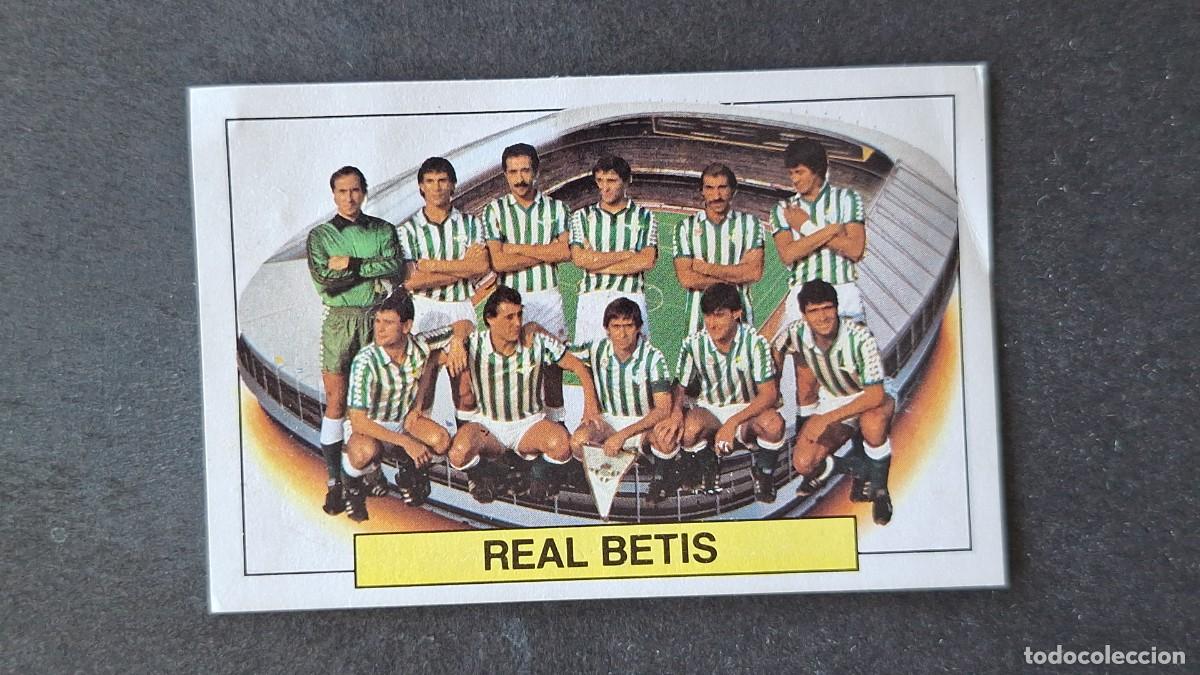 Cromos de F&uacute;tbol: L4 EQUIPO REAL BETIS BALOMPIE LIGA ESTE 1983 1984 83 84 DESPEGADO RECUPERADO