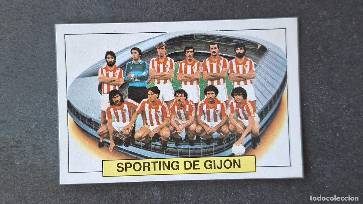 Cromos de F&uacute;tbol: L4 EQUIPO SPORTING DE GIJON LIGA ESTE 1983 1984 83 84 DESPEGADO RECUPERADO