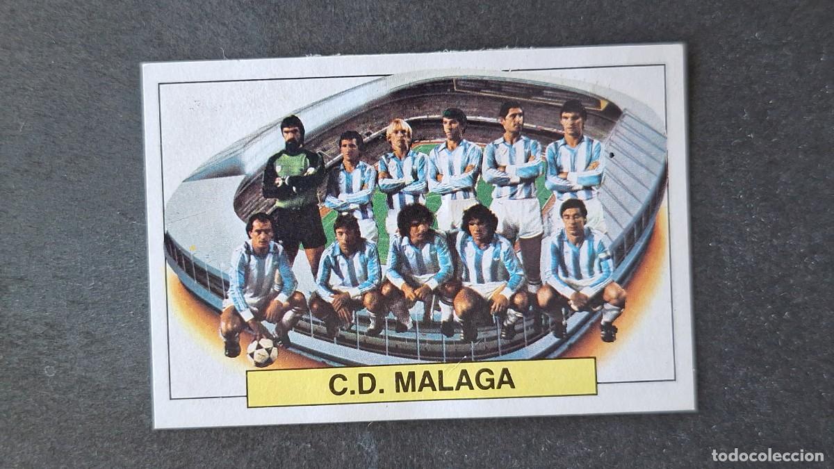 Cromos de F&uacute;tbol: L4 EQUIPO C. D. MALAGA LIGA ESTE 1983 1984 83 84 DESPEGADO RECUPERADO
