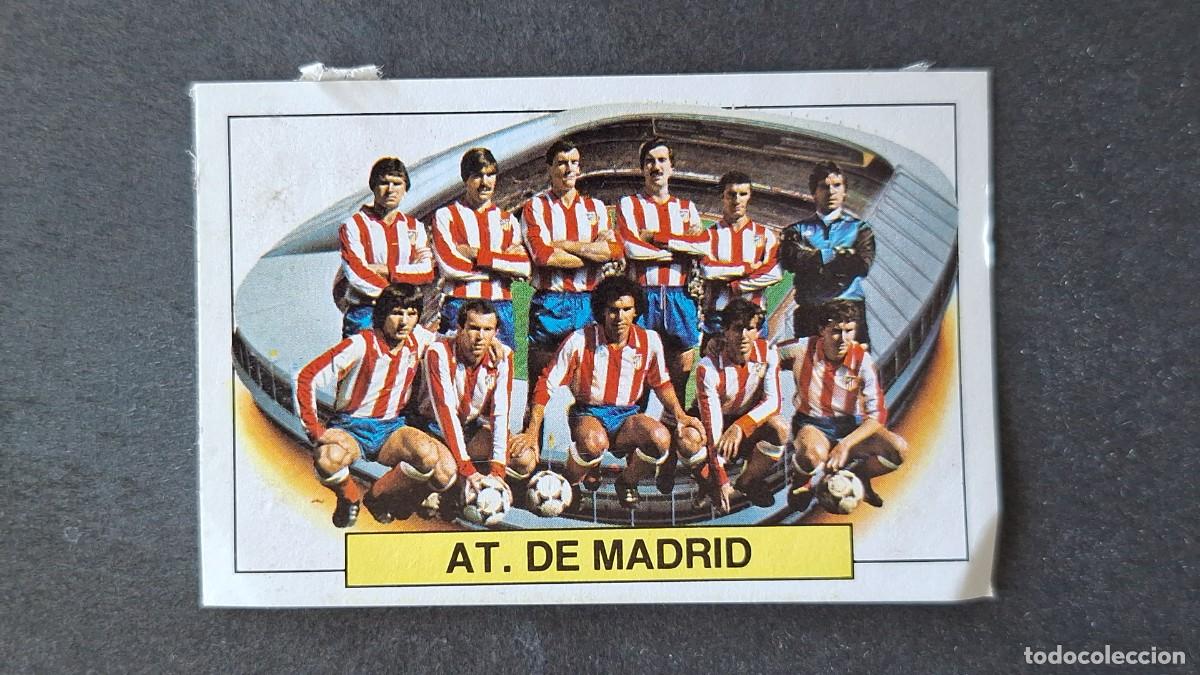 Cromos de F&uacute;tbol: L4 EQUIPO ATLETICO DE MADRID LIGA ESTE 1983 1984 83 84 DESPEGADO RECUPERADO