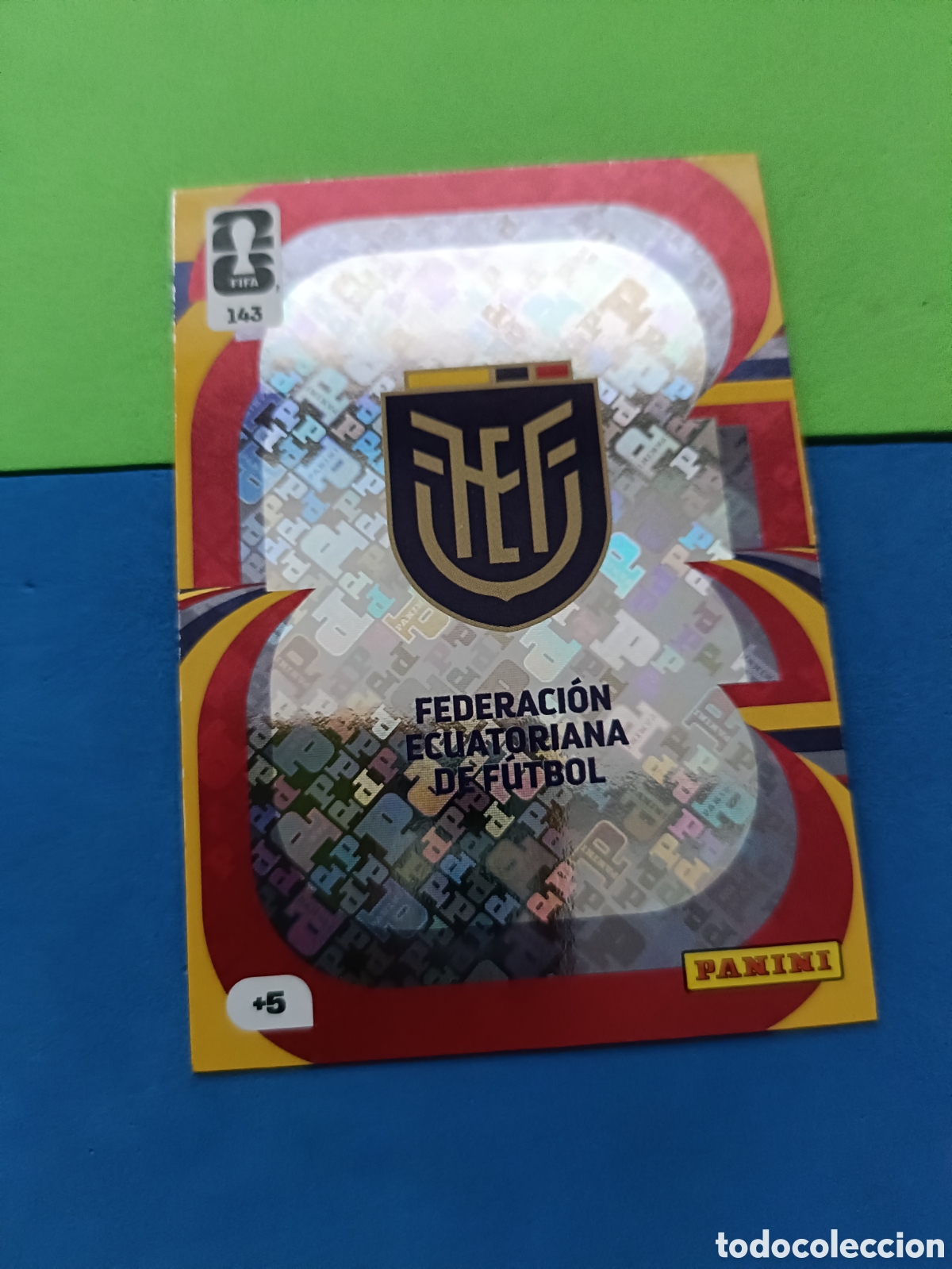 Cromos de F&uacute;tbol: Adrenalyn XL Fifa World cup 2026 mundial - Escudo 143 Ecuador
