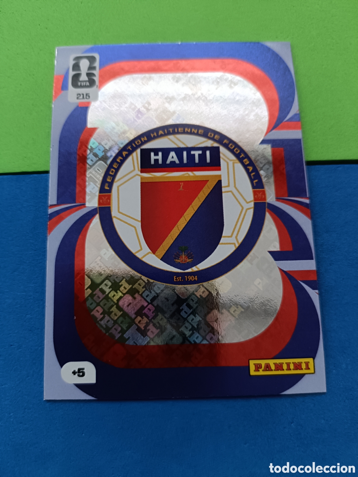 Cromos de F&uacute;tbol: Adrenalyn XL Fifa World cup 2026 mundial - Escudo 215 Haiti