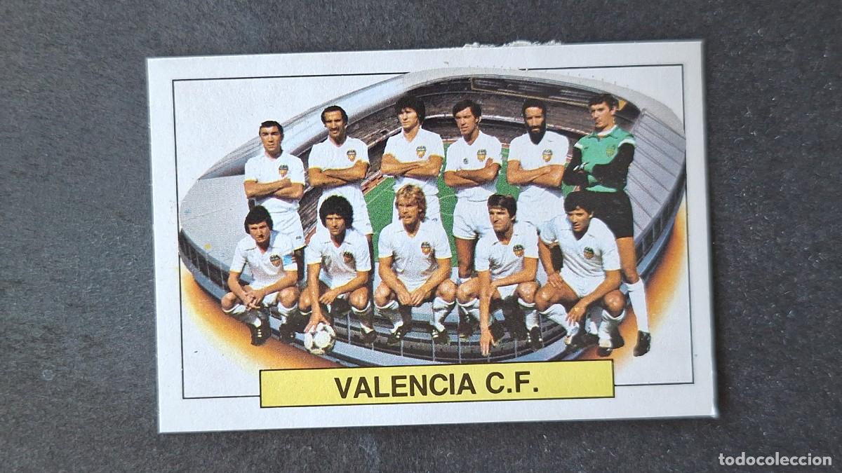 Cromos de F&uacute;tbol: L4 EQUIPO VALENCIA C. F. LIGA ESTE 1983 1984 83 84 DESPEGADO RECUPERADO