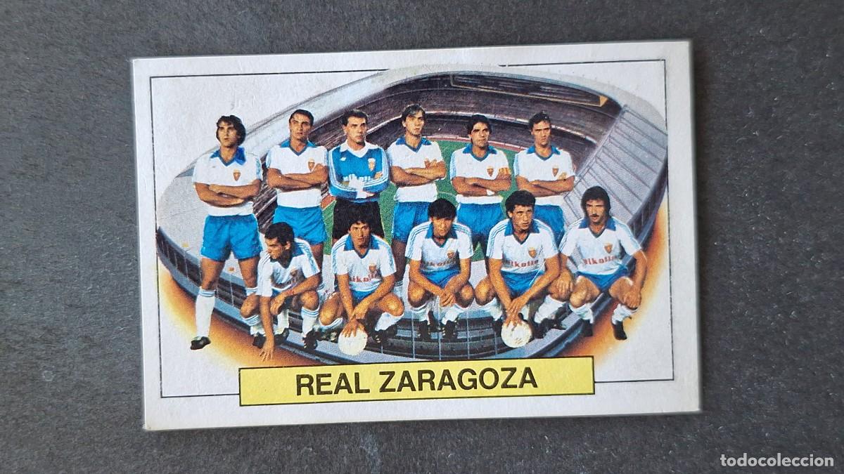 Cromos de F&uacute;tbol: L4 EQUIPO REAL ZARAGOZA LIGA ESTE 1983 1984 83 84 DESPEGADO RECUPERADO