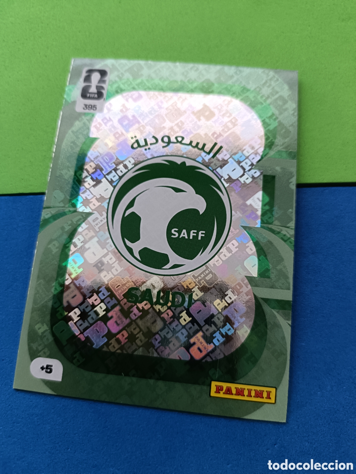 Cromos de F&uacute;tbol: Adrenalyn XL Fifa World cup 2026 mundial - Escudo 395 Arabia saud&iacute;