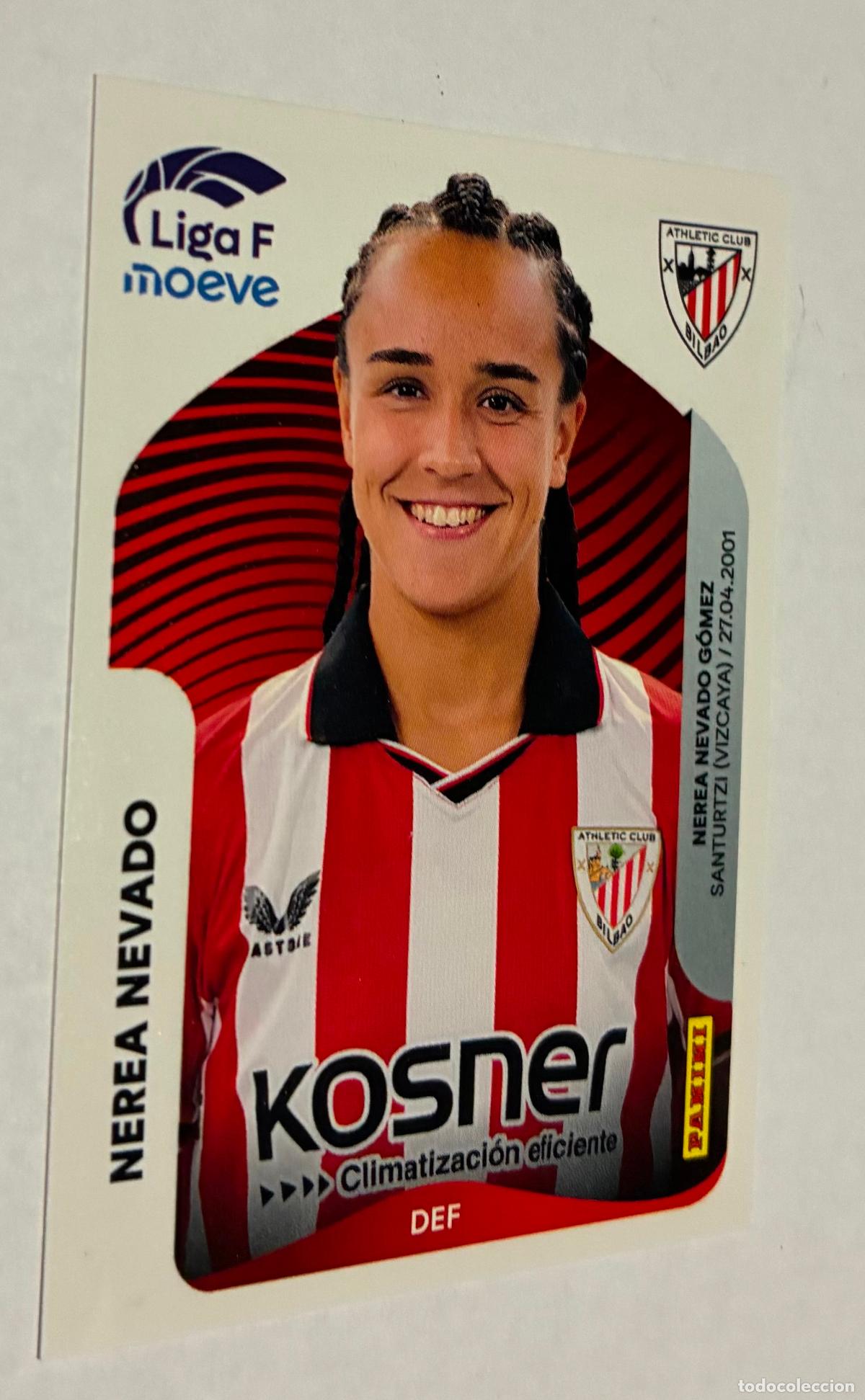 Cromos de F&uacute;tbol: CROMO FUTBOL PANINI NEREA NEVADO, LIGA FEMENINA MOEVE 2025-2026. Numero 30