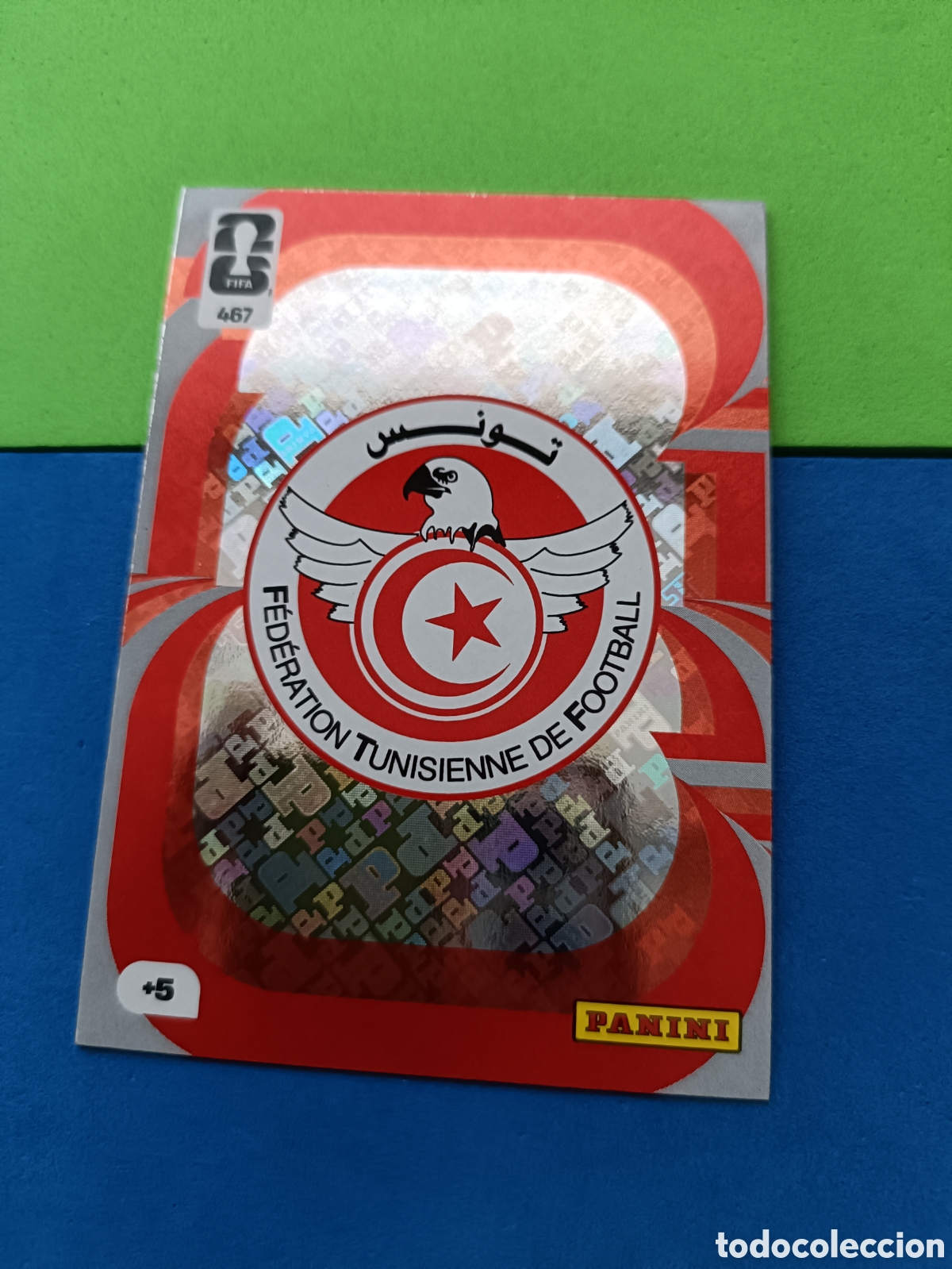 Cromos de F&uacute;tbol: Adrenalyn XL Fifa World cup 2026 mundial - Escudo 467 T&uacute;nez
