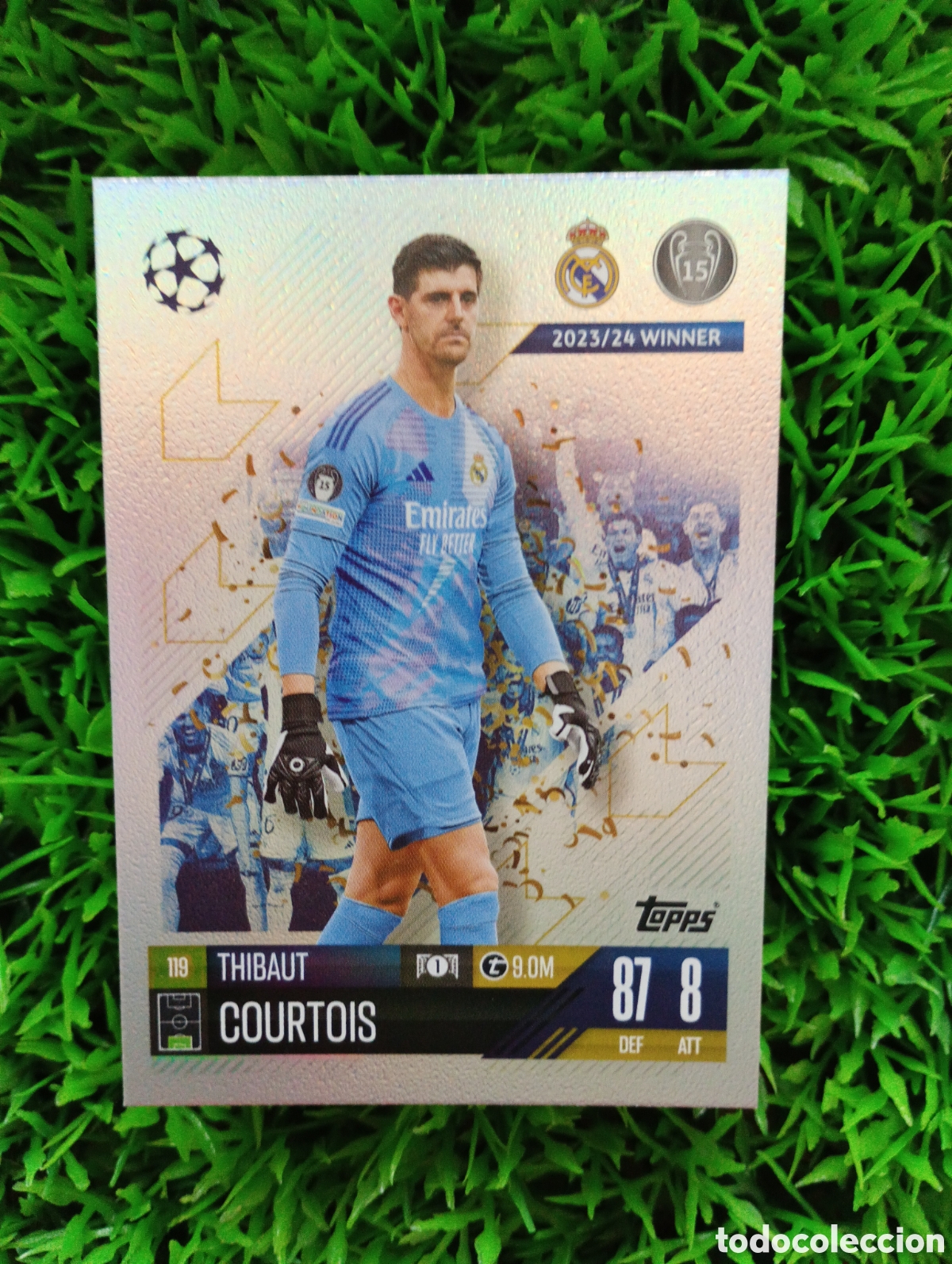 Fu&szlig;ball-Sticker: Courtois Real Madrid Match Attax 24-25 # 119