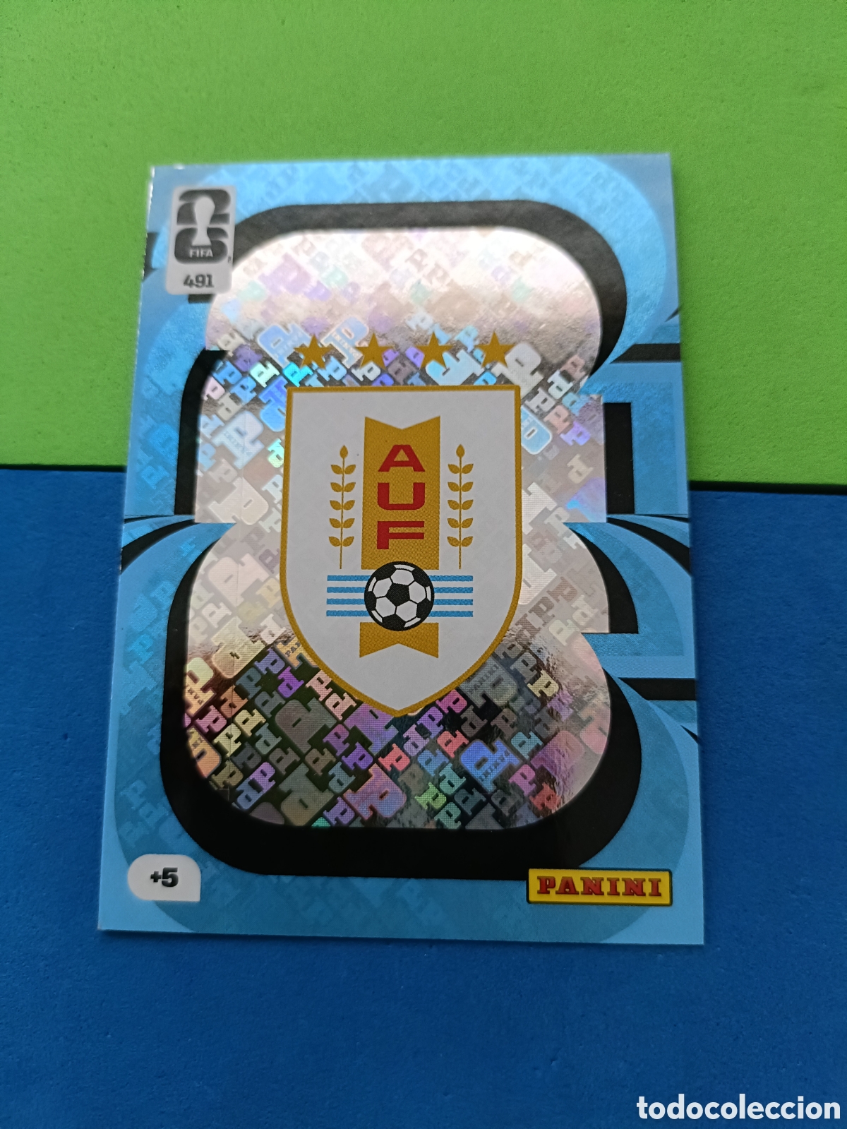 Cromos de F&uacute;tbol: Adrenalyn XL Fifa World cup 2026 mundial - Escudo 491 Uruguay
