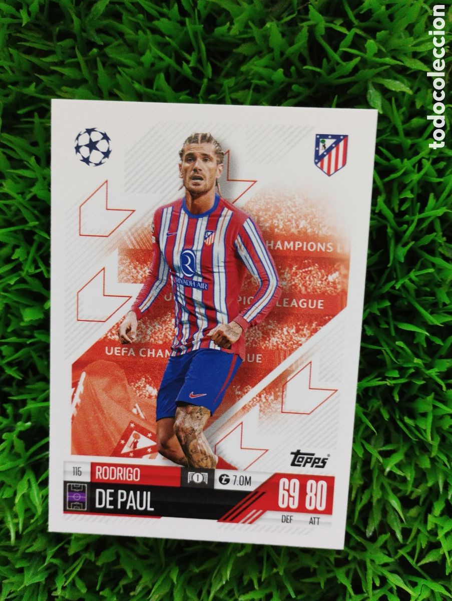 Fu&szlig;ball-Sticker: De Paul Atletico De Madrid Match Attax 24-25 # 115